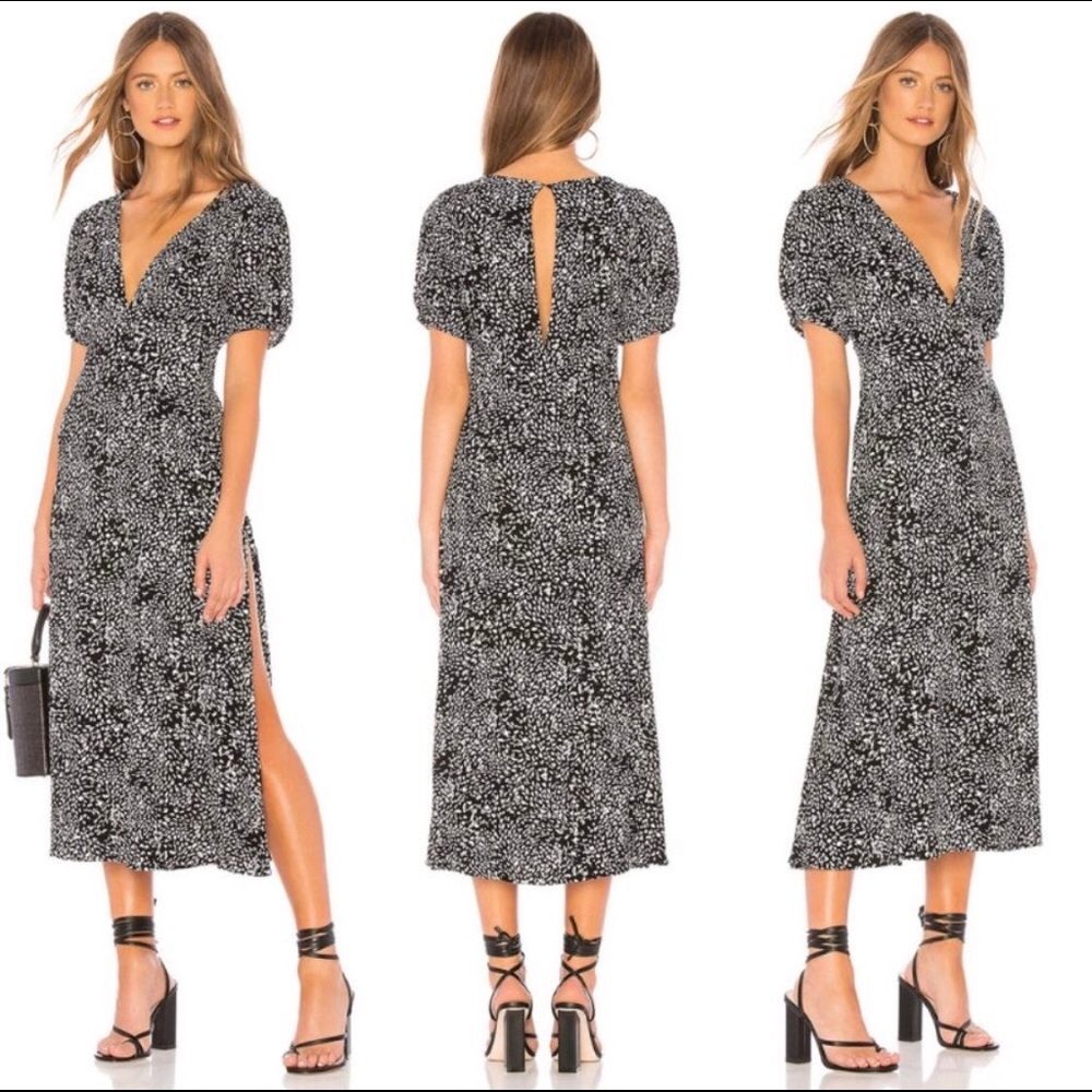 Free People Women’s Looking For Love Midi Dress